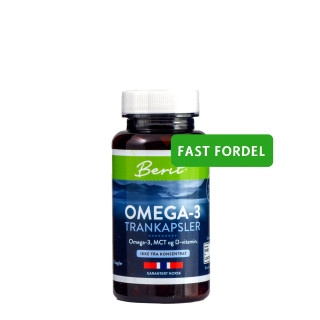 Berit Omega-3 trankapsler – mild norsk tran i kapsler | Fast fordel