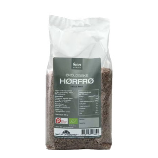 Naturdrogeriet økologiske hele linfrø 500g – fiber for fordøyelsen