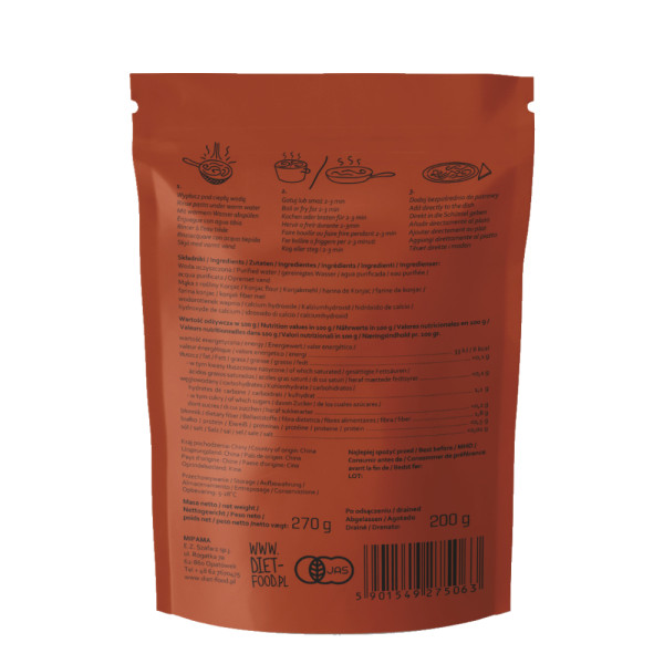 Shirataki fettuccine 200g – glutenfri, kalorifattig og lavkarbo