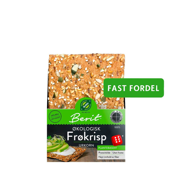 BERIT Frøkrisp – Sprøtt, glutenfritt og næringsrikt knekkebrød