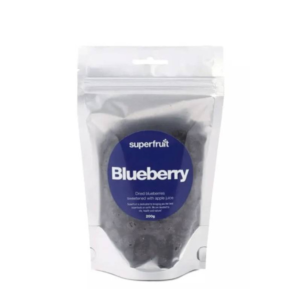 Superfruit Tørkede blåbær 200 g | Økologisk snacks hos Helsefreak.no
