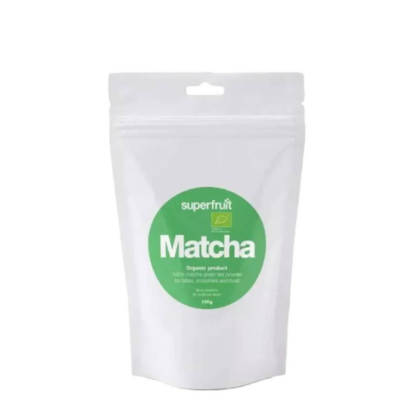 Superfruit Matchapulver 100 g | Økologisk matcha hos Helsefreak.no
