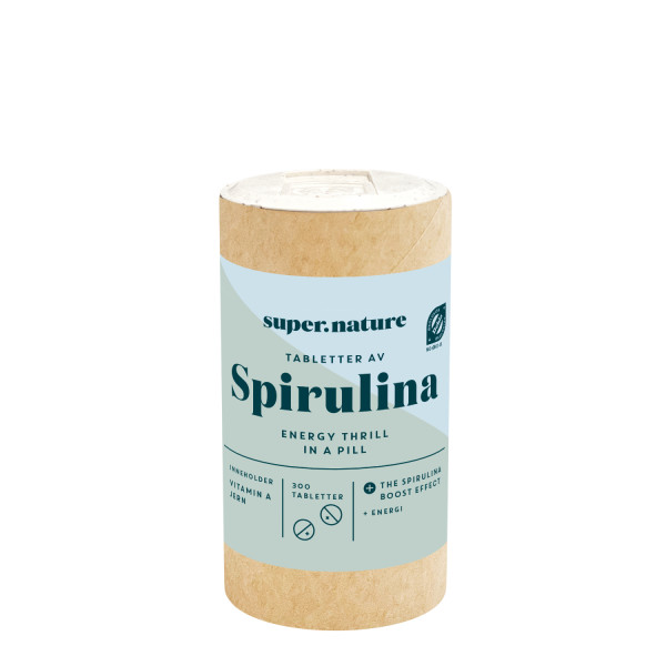 Supernature Spirulina tabletter | Økologisk supermat for energi og balanse