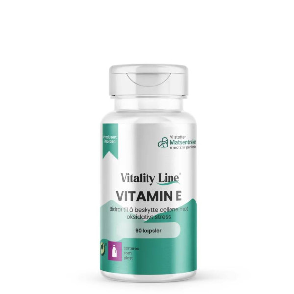 Vitality Line Vitamin E 280 mg | Naturlig antioksidant