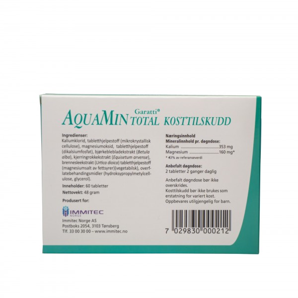 AQUAMIN Total 60 tabletter