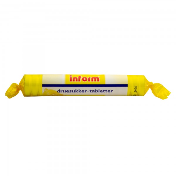 INFORM Druesukkertabletter sitron, 40g