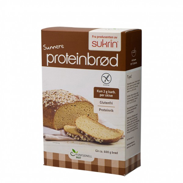 Brødmix for glutenfritt proteinbrød