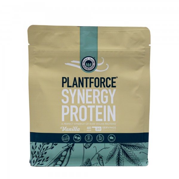 PLANTFORCE Synergy protein vanilla 400g