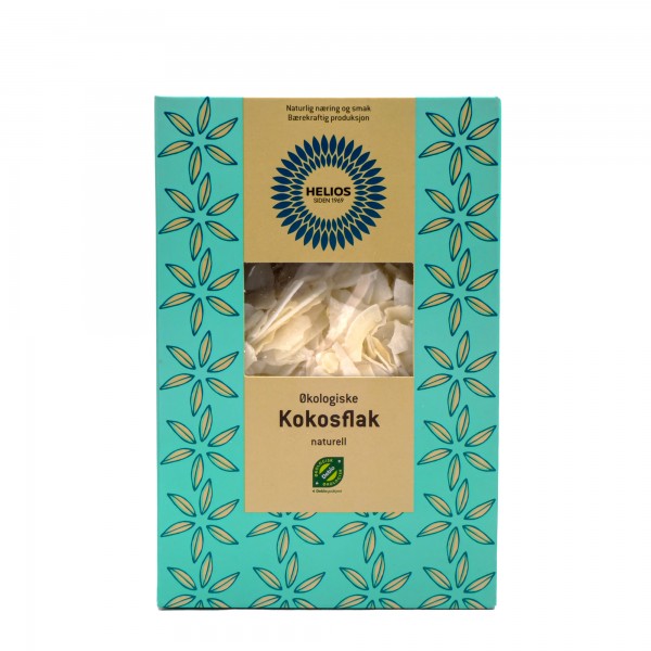 HELIOS økologiske kokosflak naturell, 100g