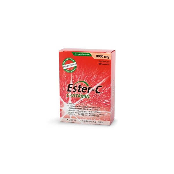 ESTER-C 1000 mg, 60 tabletter