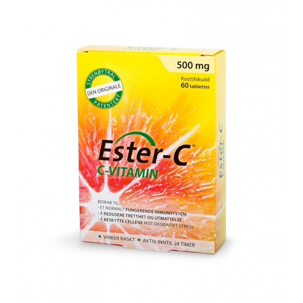 Ester C 500 mg, 60 tabletter