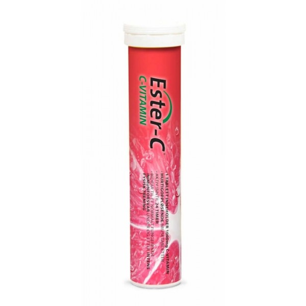 Ester-C brusetabletter 1000 mg, 20 tabletter