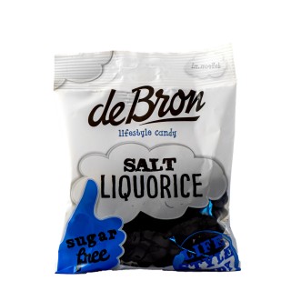 DeBRON Salt Liquorice sugar free, 100g