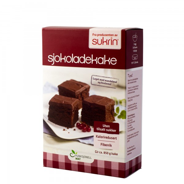 Sukrin Sjokoladekakemiks – sukkerfri, glutenfri & lavkarbo kake