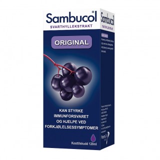 SAMBUCOL Original svarthyllekstrakt, 120 ml