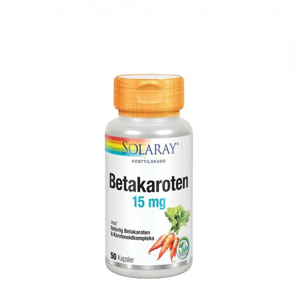 SOLARAY Betakaroten 15mg 50 kpsl