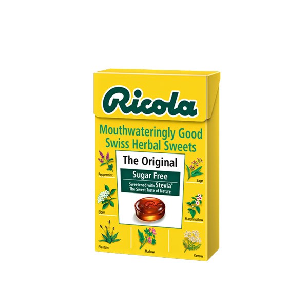 Ricola Original sugar free med stevia, 45 g