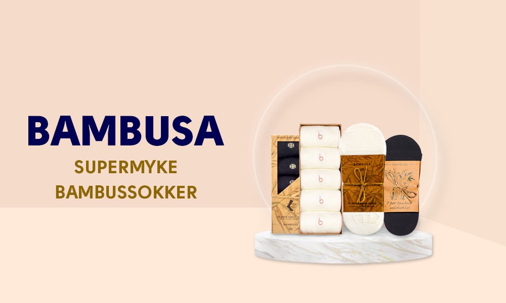 Supermyke sokker av bambusviskose