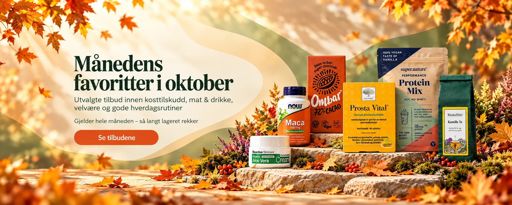 Månedens favoritter i oktober hos Helsefreak