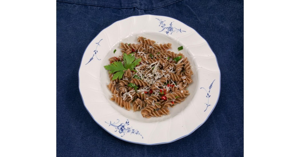 Fusilli aglio e olio